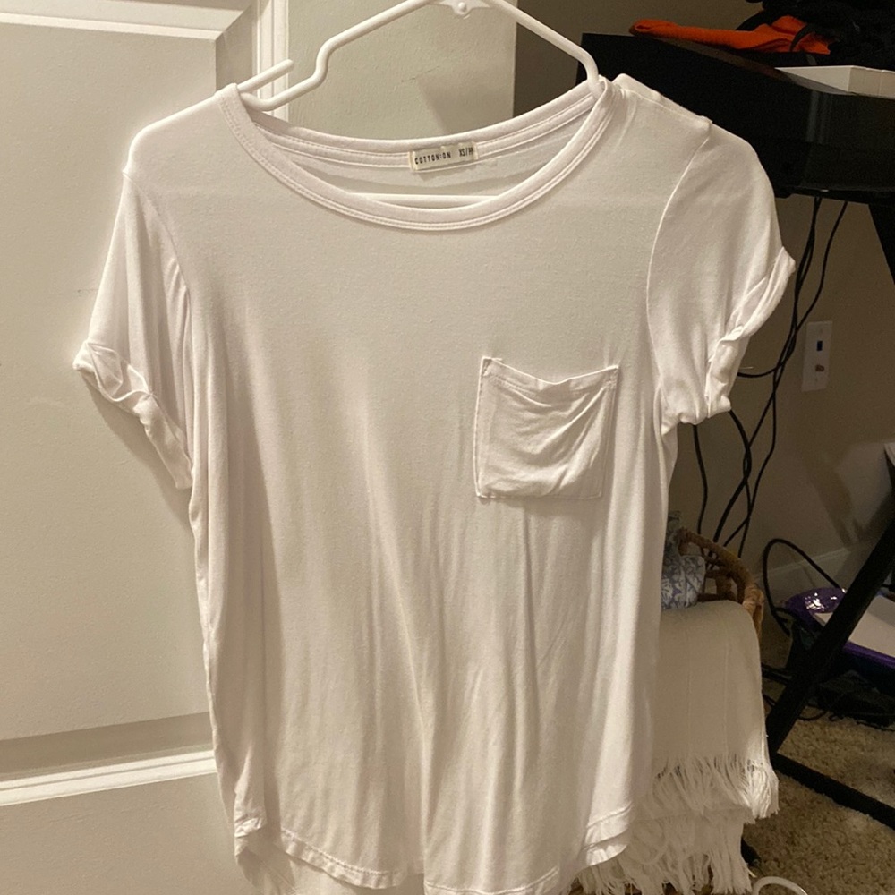 Cotton on basic white tee